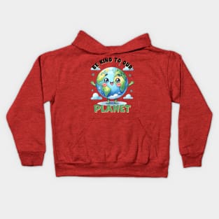 Be kind to our planet Kids Hoodie